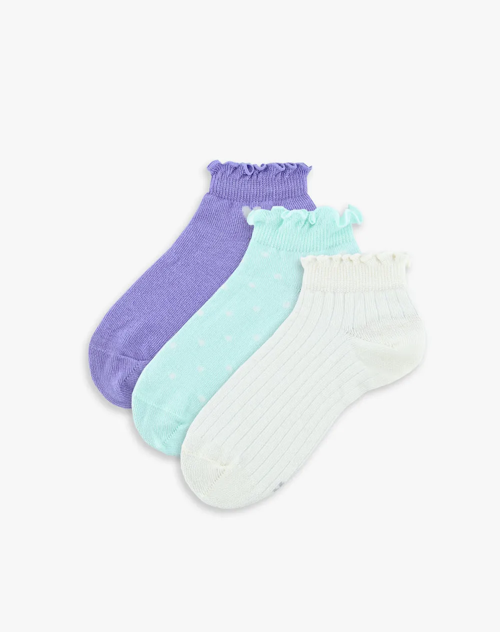 Medias niña tobillera pack x3 surtido sold by Gef