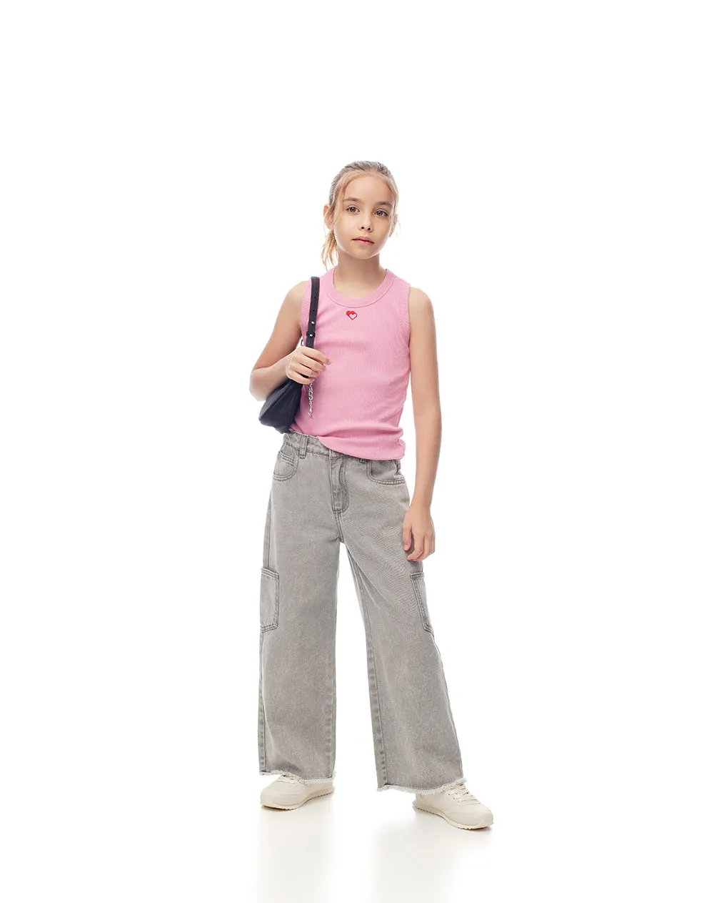 Camiseta esqueleto slim rib algodón rosa niña sold by Gef product image thumbnail 3