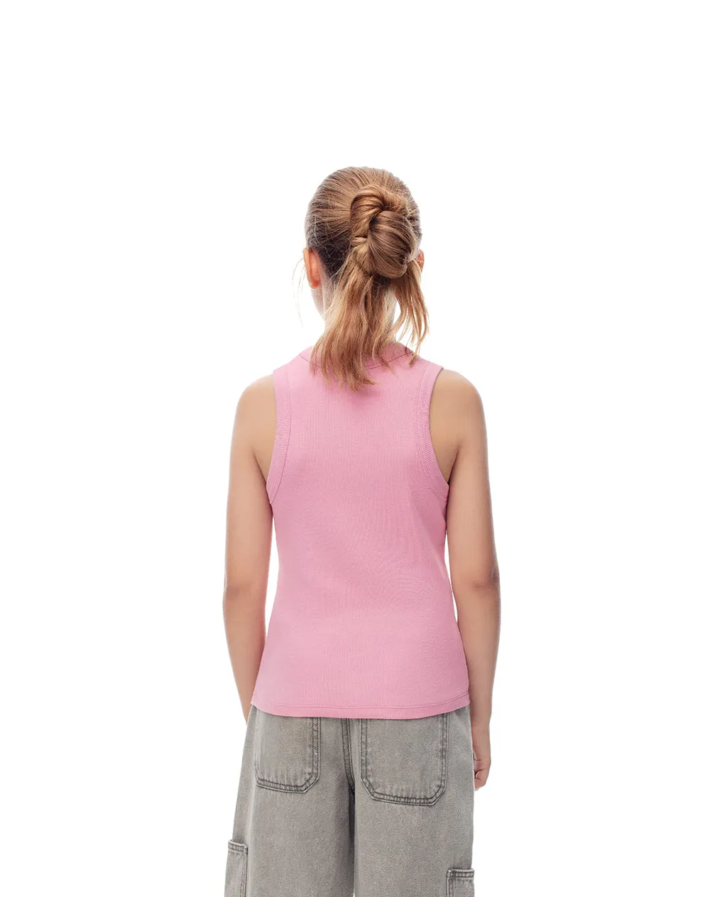 Camiseta esqueleto slim rib algodón rosa niña sold by Gef product image thumbnail 2