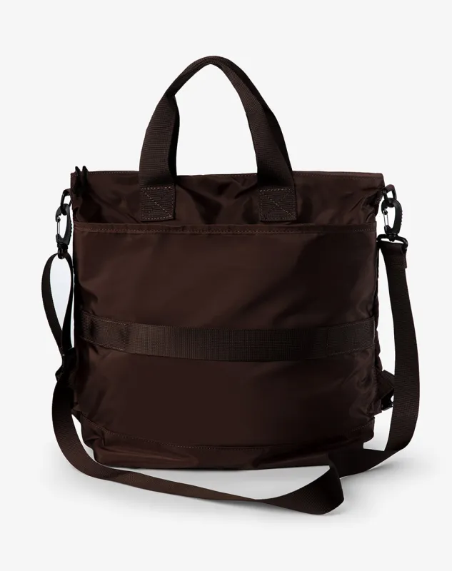 Bolso tote correa ajustable café sold by Gef