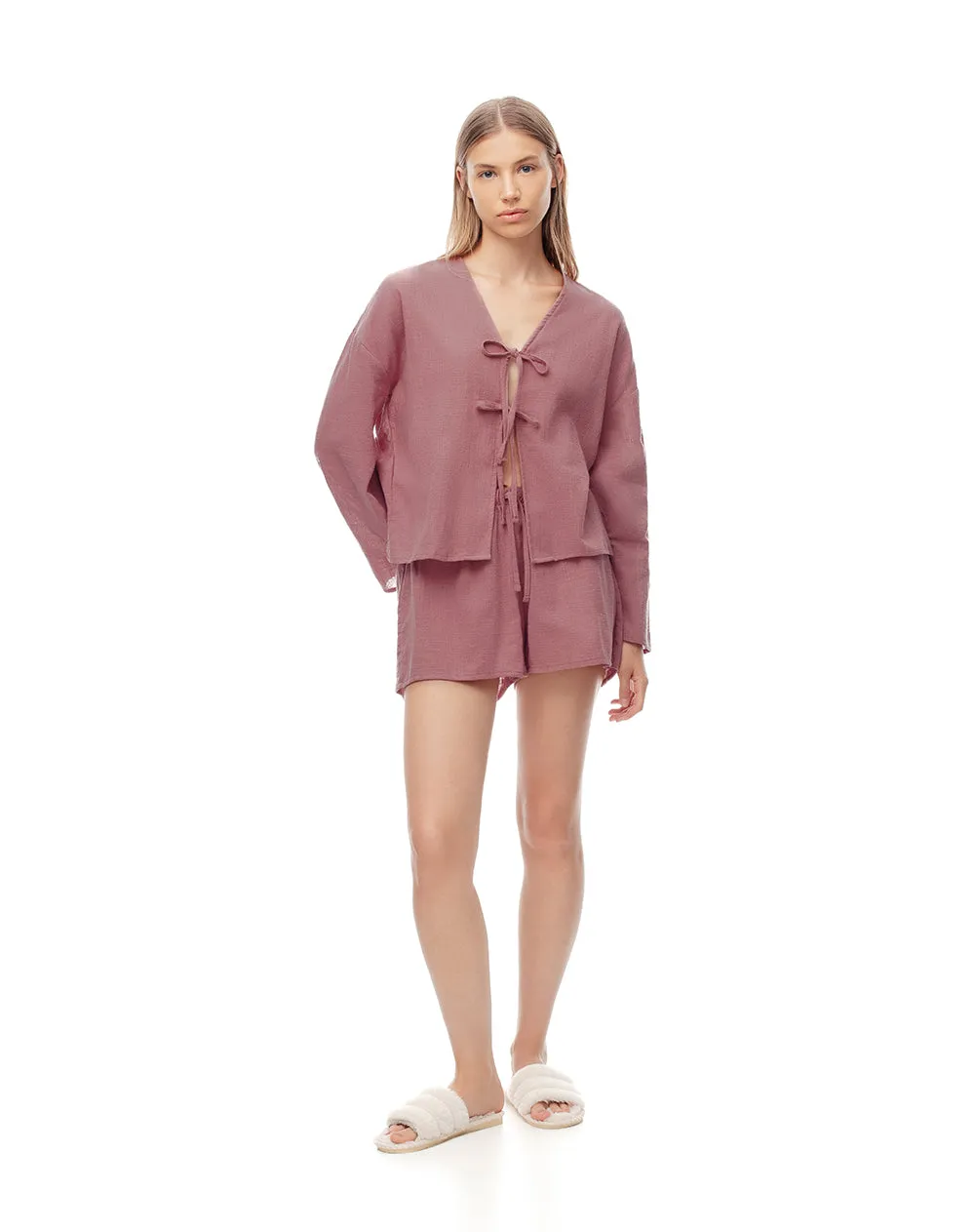 Short algodón malva mujer sold by Gef product image thumbnail 5