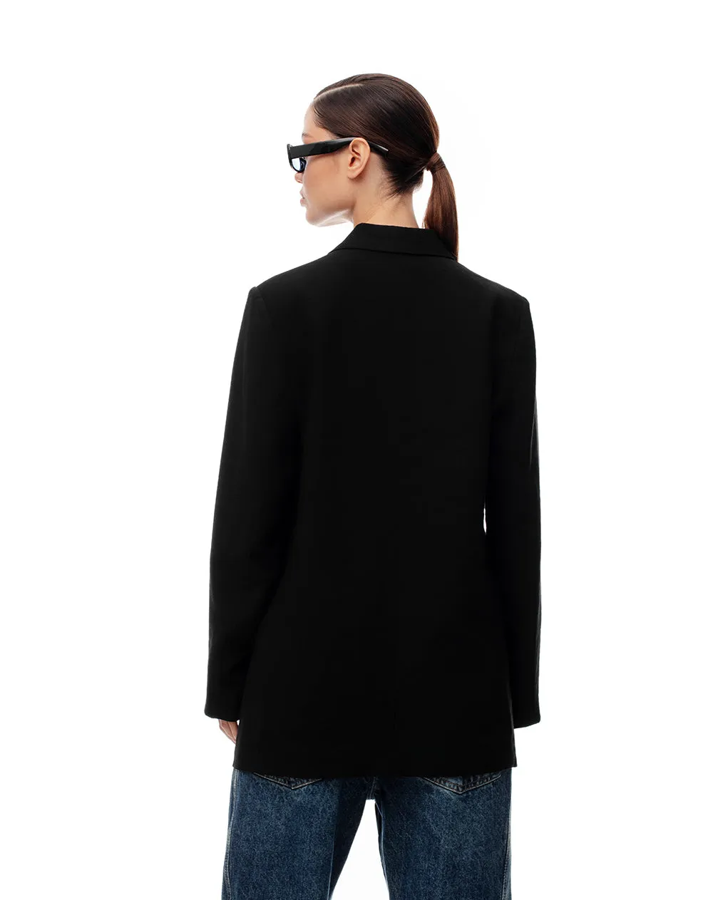 Blazer oversize negro mujer sold by Gef product image thumbnail 2