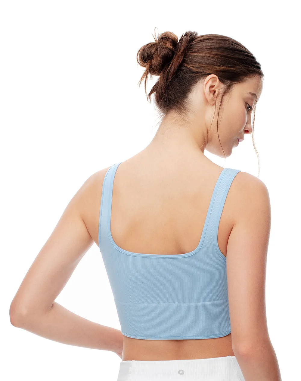 Top deportivo soporte medio seamless azul sold by Gef product image thumbnail 2