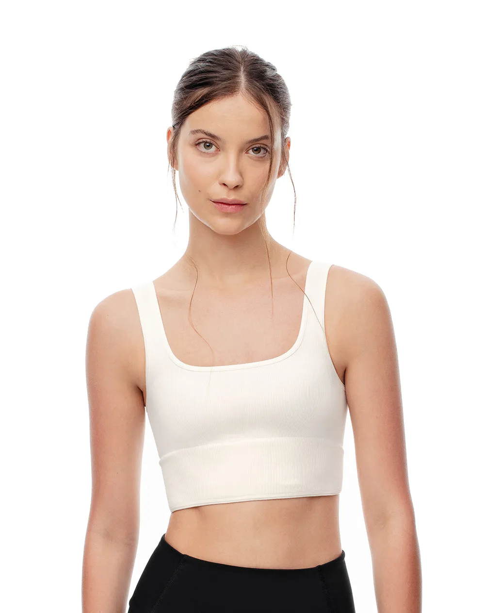 Top deportivo soporte medio seamless blanco sold by Gef product image thumbnail 3