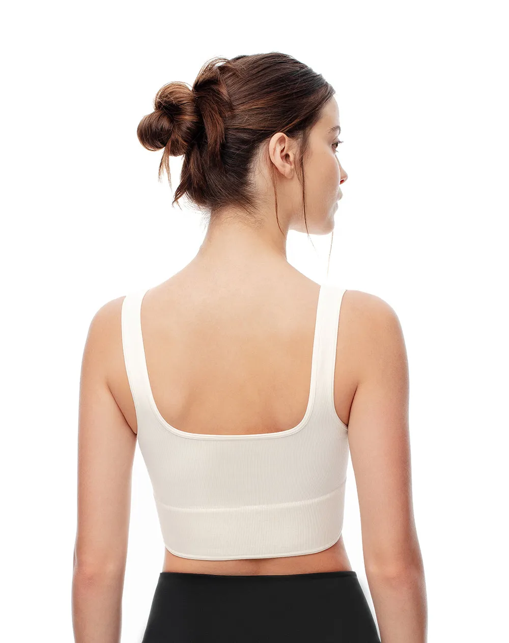 Top deportivo soporte medio seamless blanco sold by Gef product image thumbnail 2