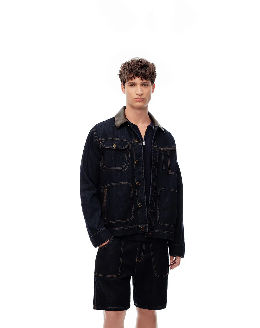 Bermuda regular índigo oscuro hombre sold by Gef