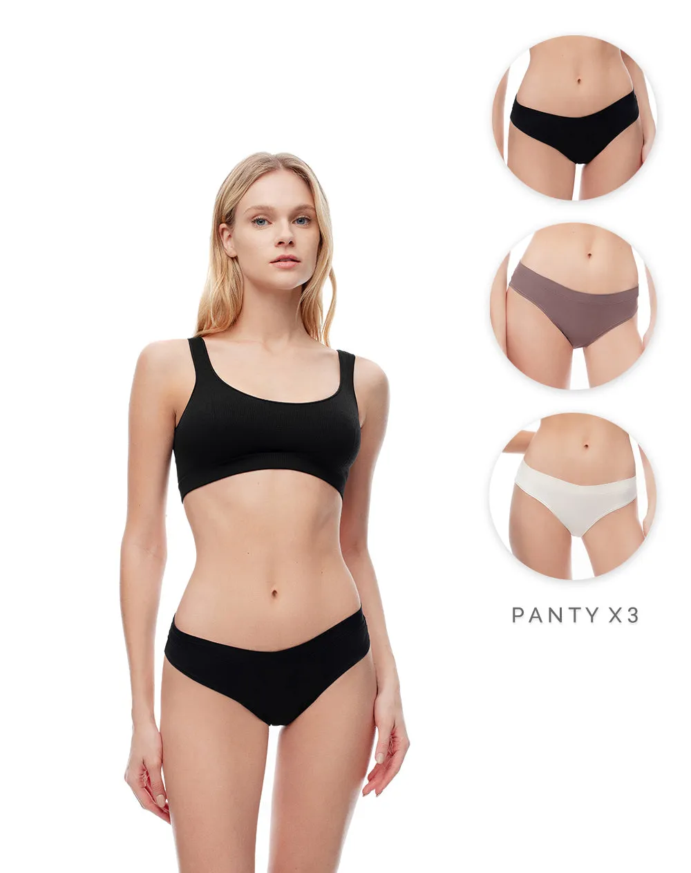 Panty clásico x3unds surtido sold by Gef