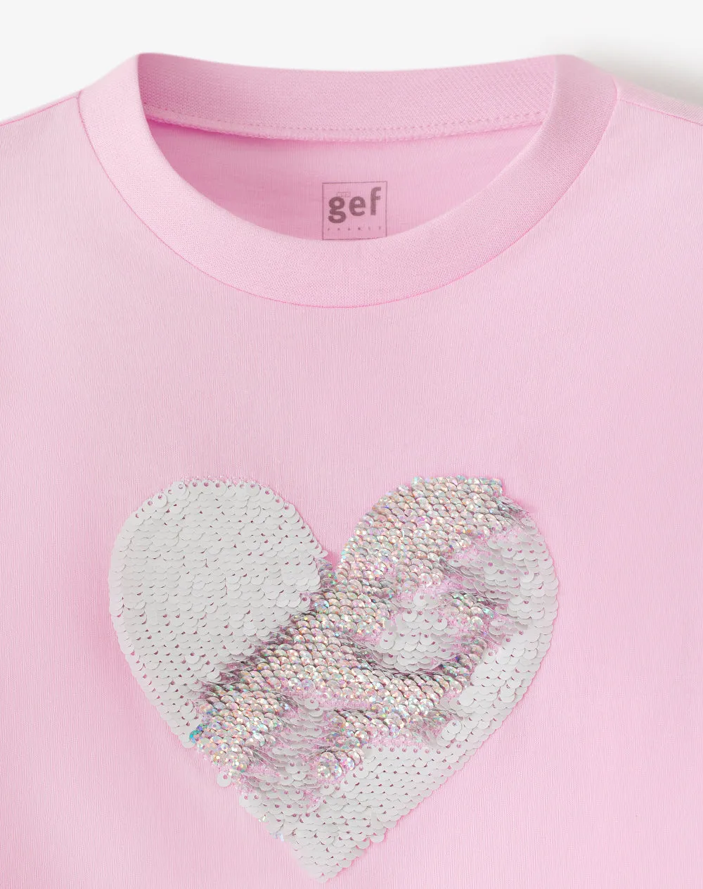 Camiseta manga corta regular algodón rosada niña sold by Gef product image thumbnail 2