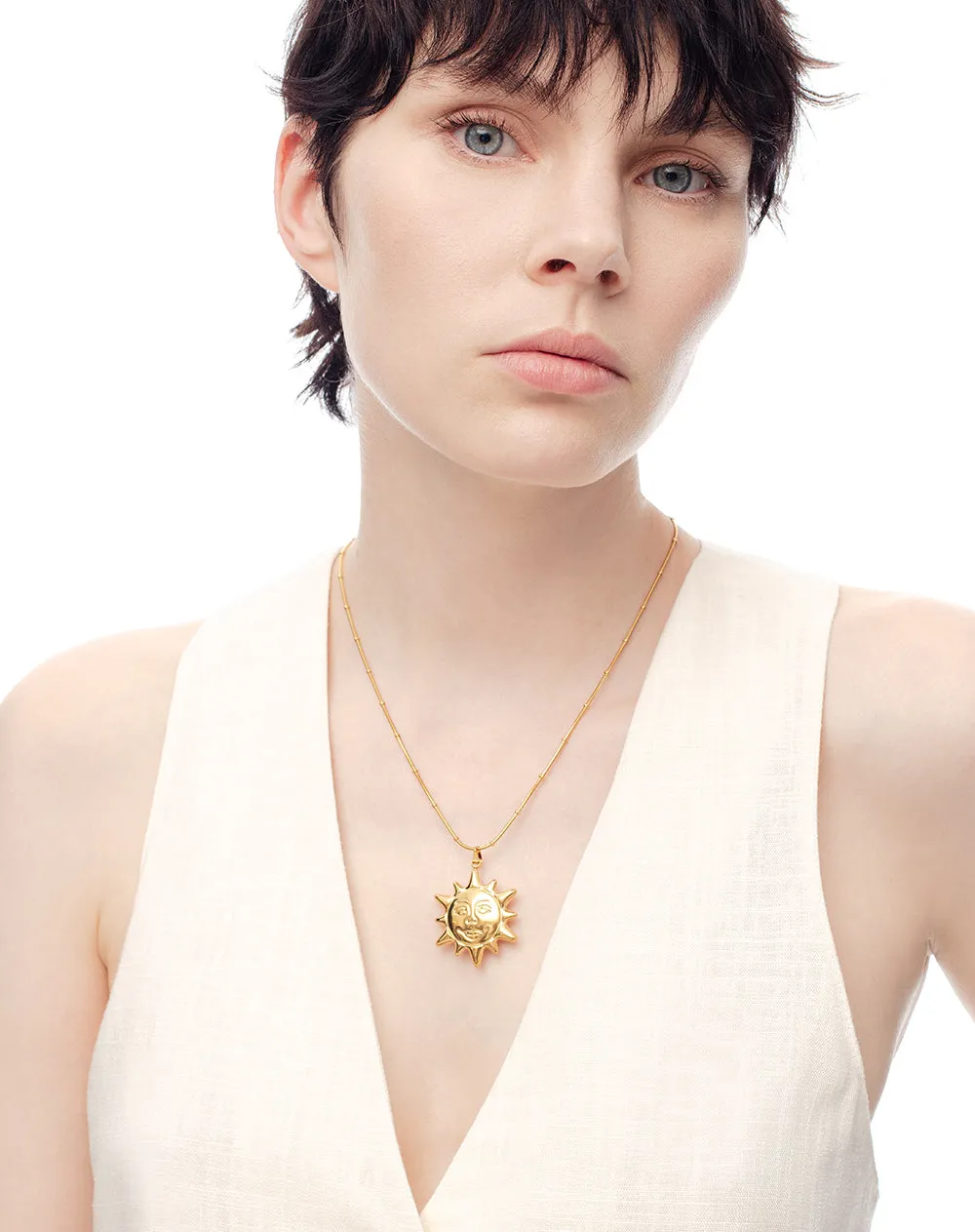 Collar dije sol dorado sold by Gef