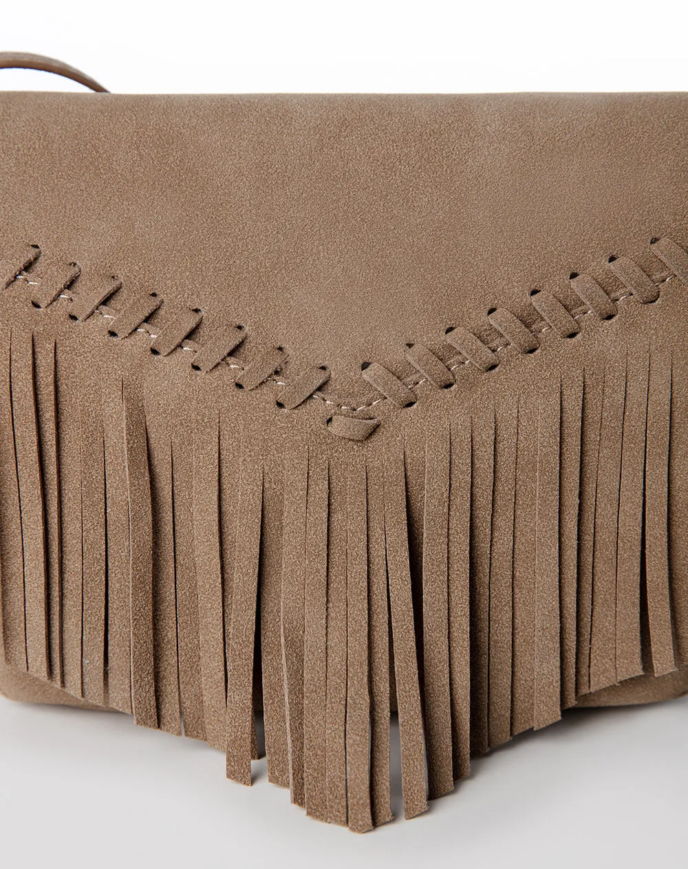 Bolso tipo bandolera flecos café niña sold by Gef product image thumbnail 4