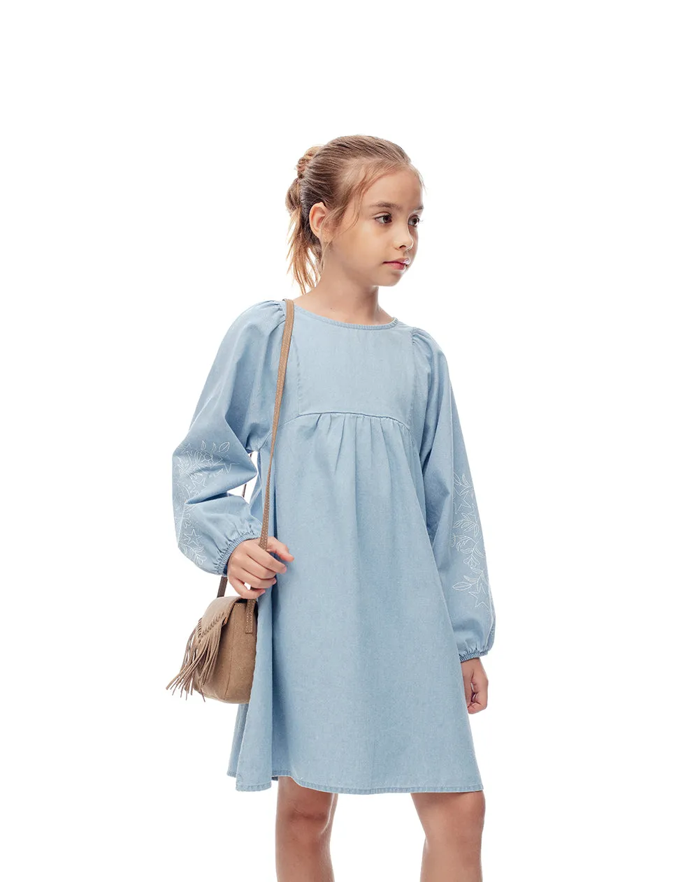 Bolso tipo bandolera flecos café niña sold by Gef product image thumbnail 2