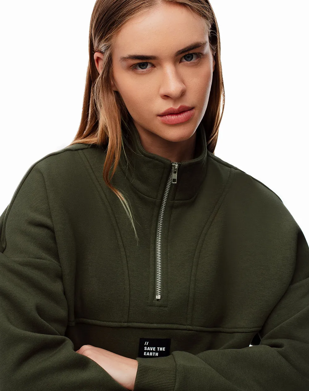 Buzo regular verde mujer sold by Gef product image thumbnail 4