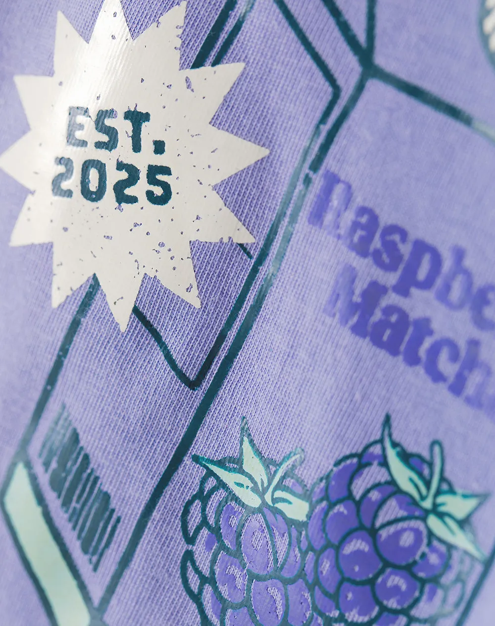 Camiseta regular algodón morada estampada niña sold by Gef product image thumbnail 3