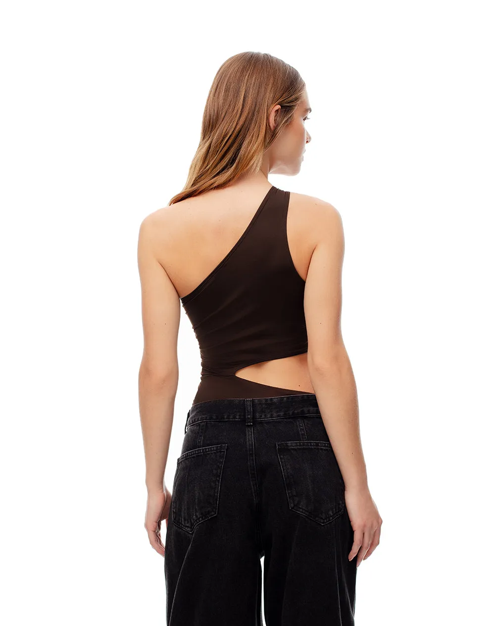 Body asimétrico cut out chocolate mujer sold by Gef product image thumbnail 5