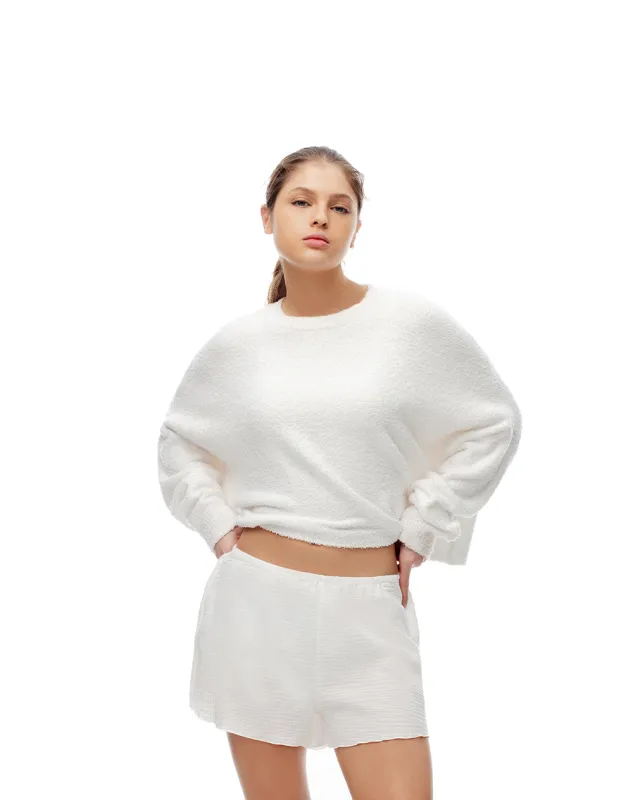 Short de pijama algodón mujer blanco sold by Gef