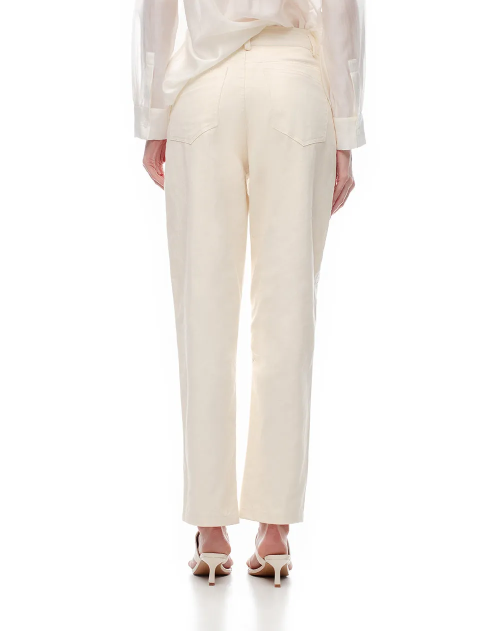 Jean recto tiro alto lentejuelas crudo mujer sold by Gef product image thumbnail 2