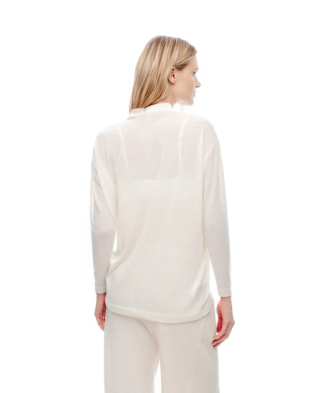 Suéter regular crudo mujer sold by Gef product image thumbnail 2