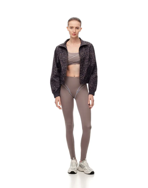 legging deportivo control abdomen café mujer sold by Gef