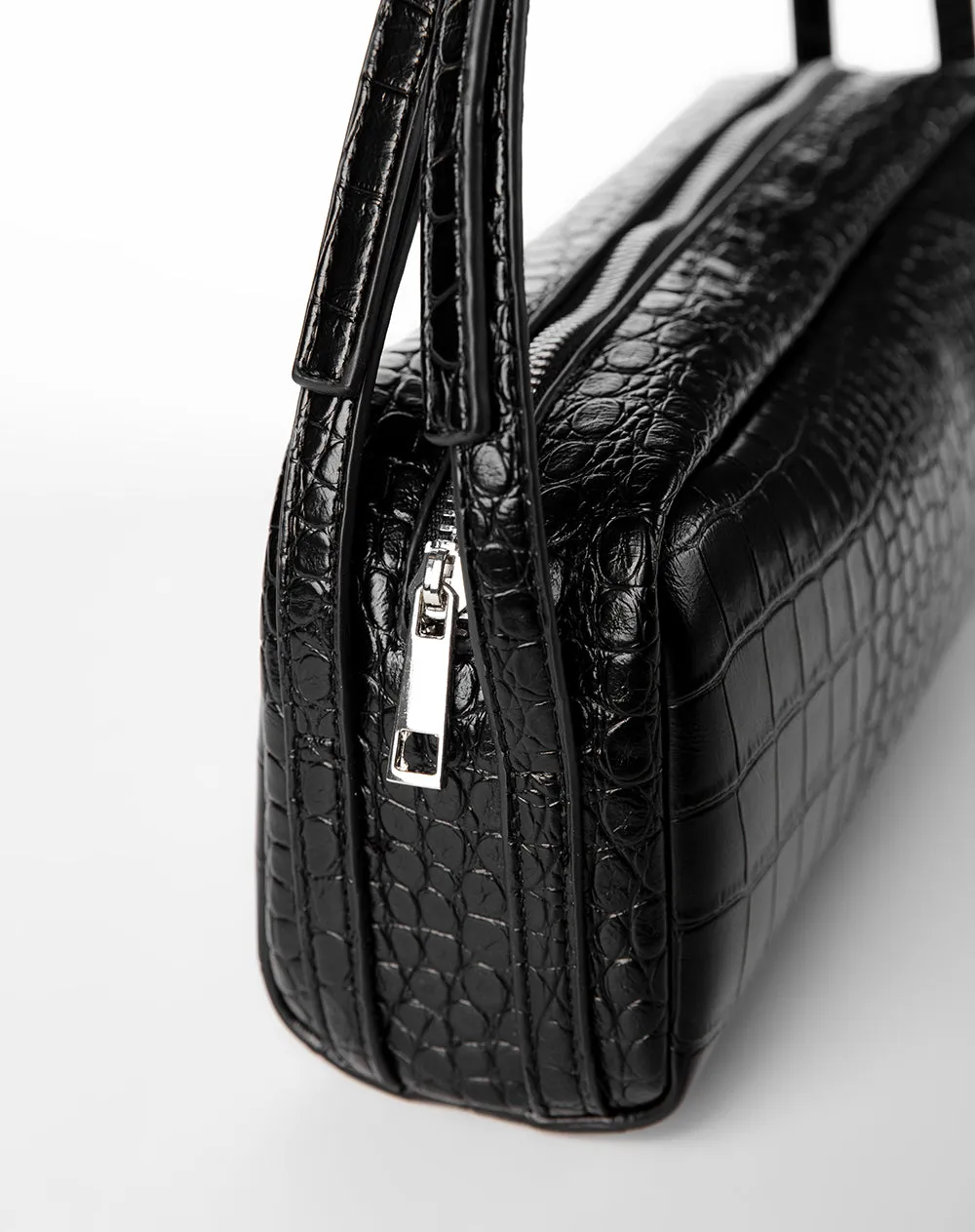 Bolso baguette texturizado negro mujer sold by Gef product image thumbnail 4