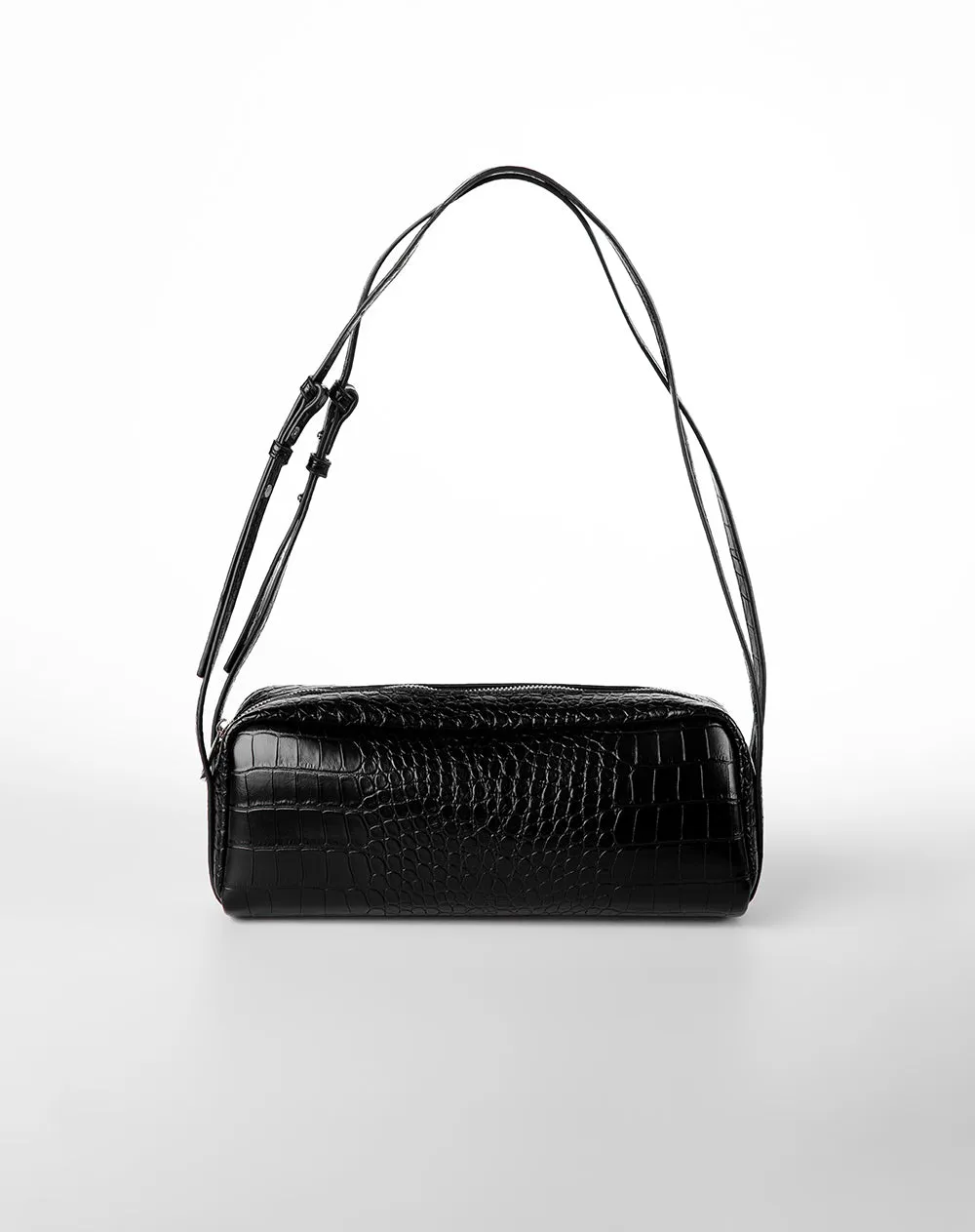 Bolso baguette texturizado negro mujer sold by Gef