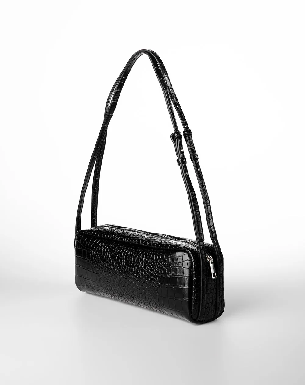 Bolso baguette texturizado negro mujer sold by Gef product image thumbnail 3