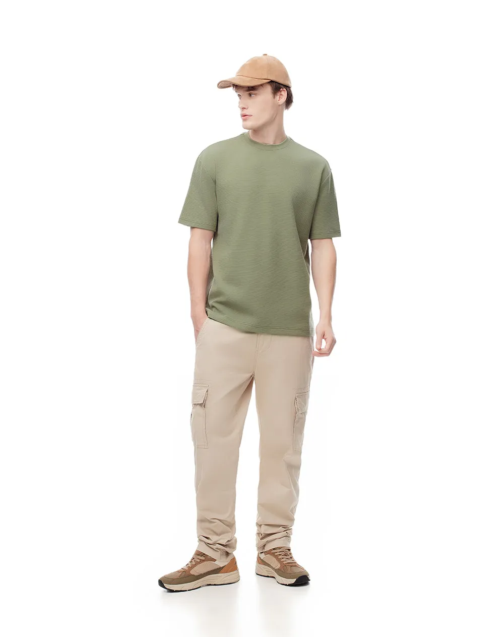 Camiseta regular verde hombre sold by Gef product image thumbnail 3