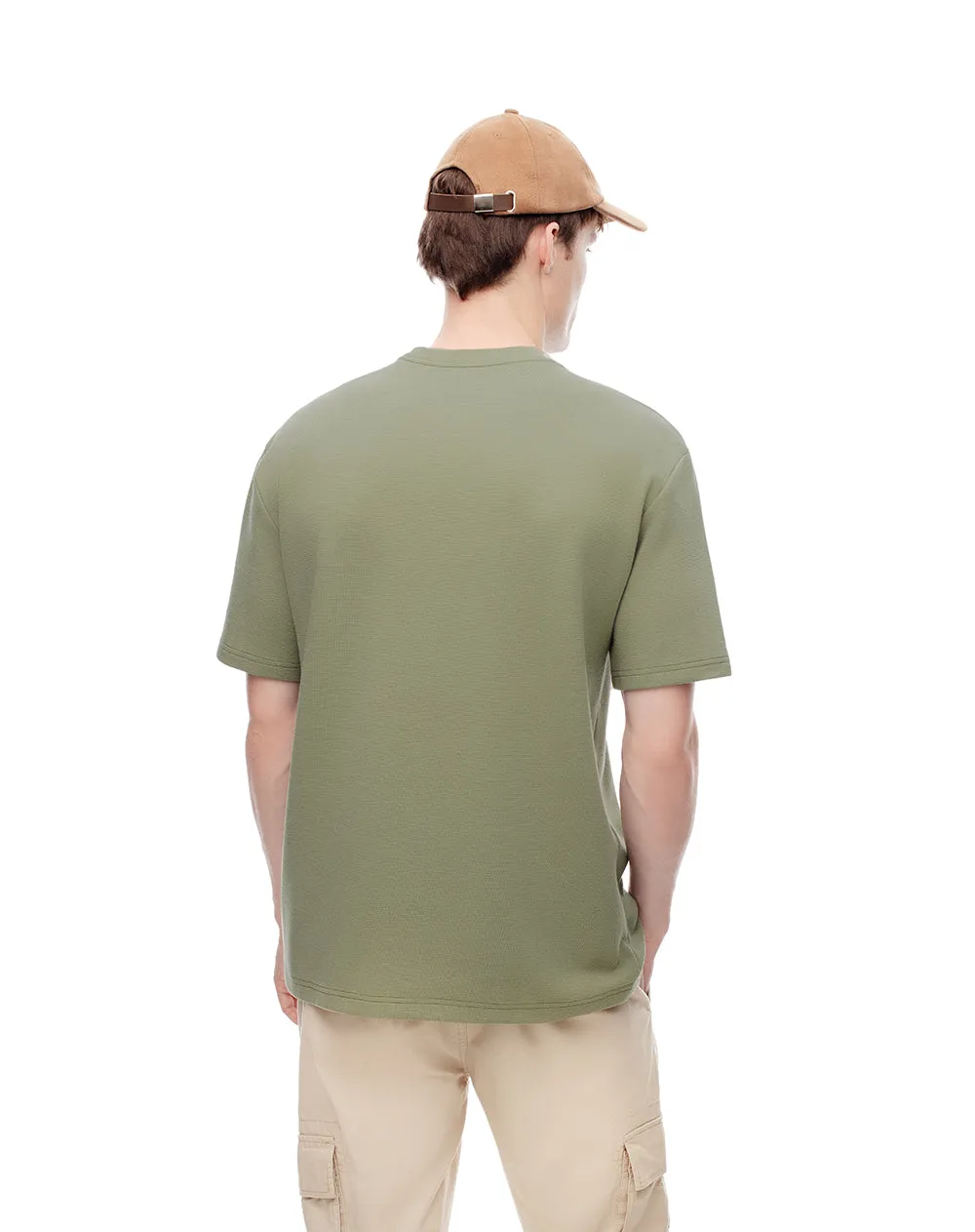 Camiseta regular verde hombre sold by Gef product image thumbnail 2