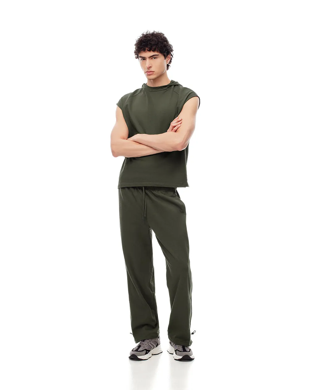 Chaleco relax oversize algodón verde hombre sold by Gef product image thumbnail 3