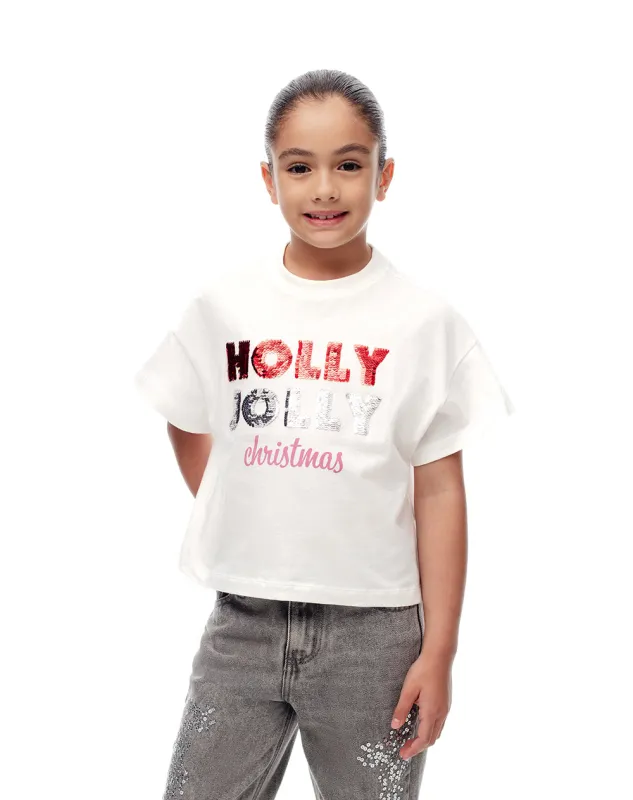 Camiseta relaxed fit manga corta blanca sold by Gef