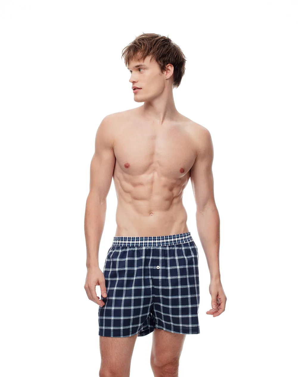 Bóxer medio algodón amplio cuadros sold by Gef