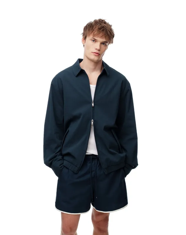 Chaqueta regular fit azul sold by Gef