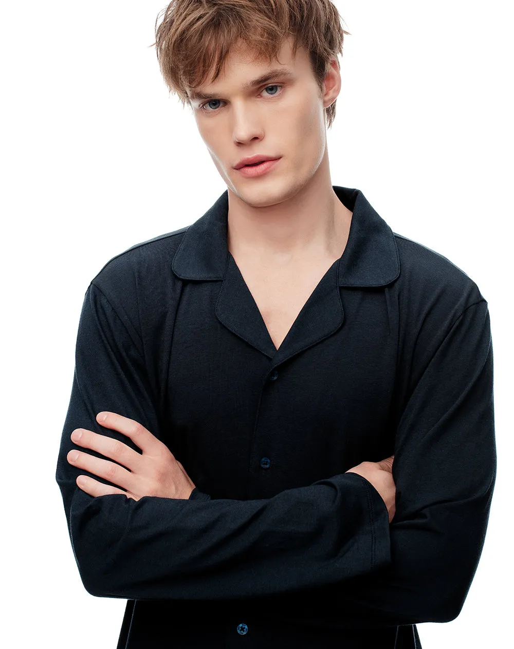 Pijama regular fit manga larga azul sold by Gef product image thumbnail 3