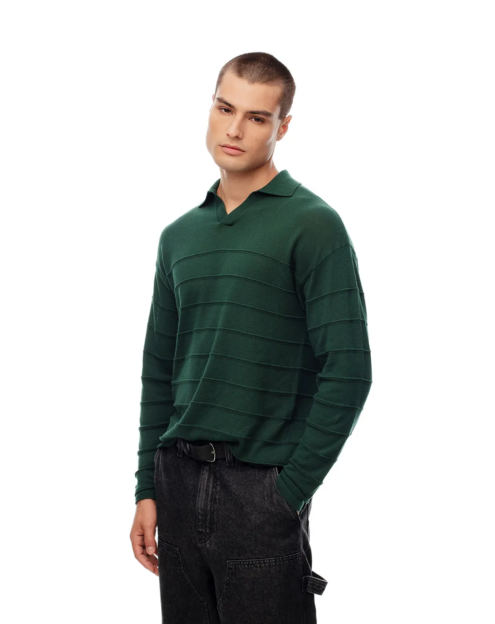 Camibuzo regular algodón verde hombre sold by Gef
