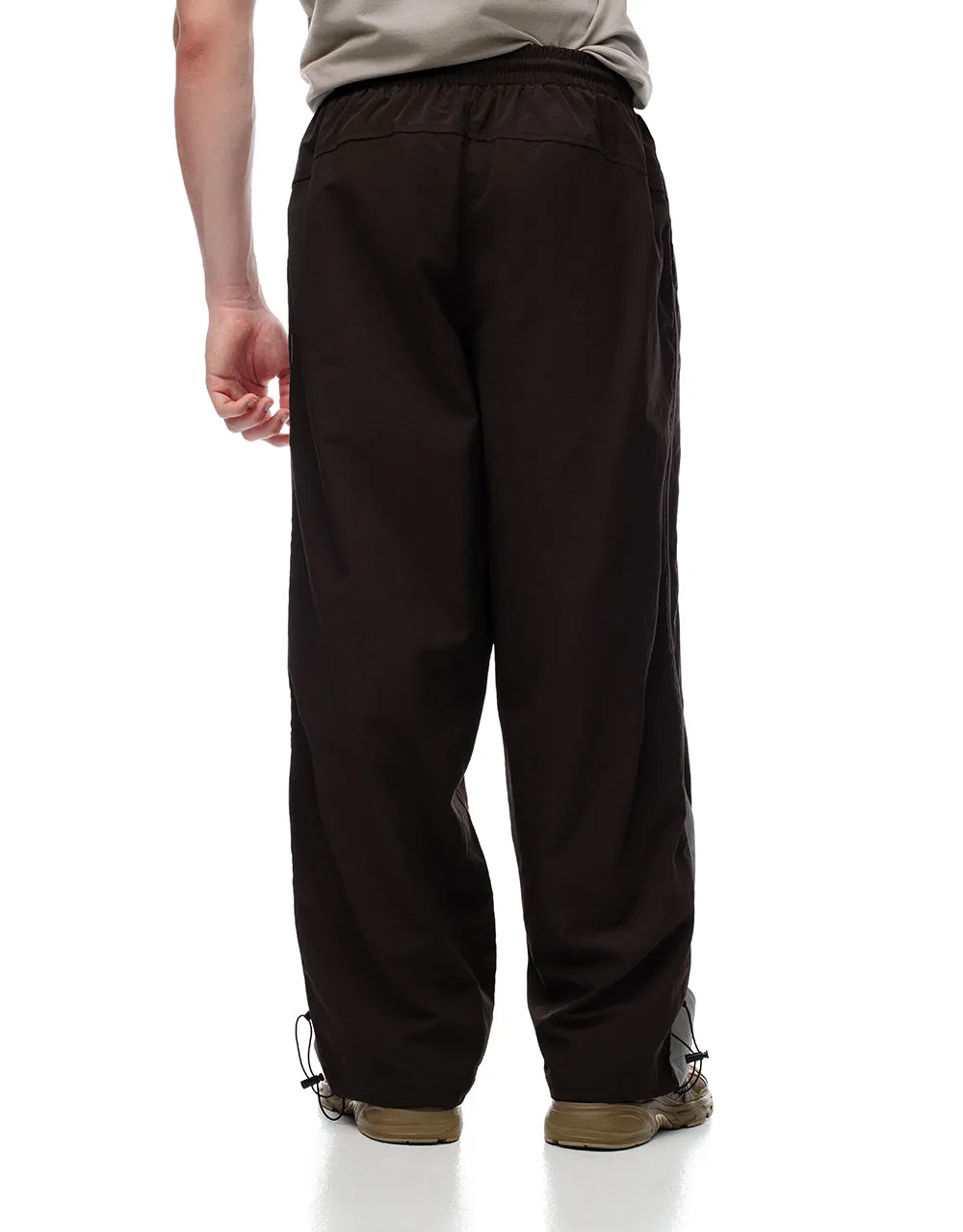 Pantalón oversized fit tiro medio cafe bloques sold by Gef product image thumbnail 2