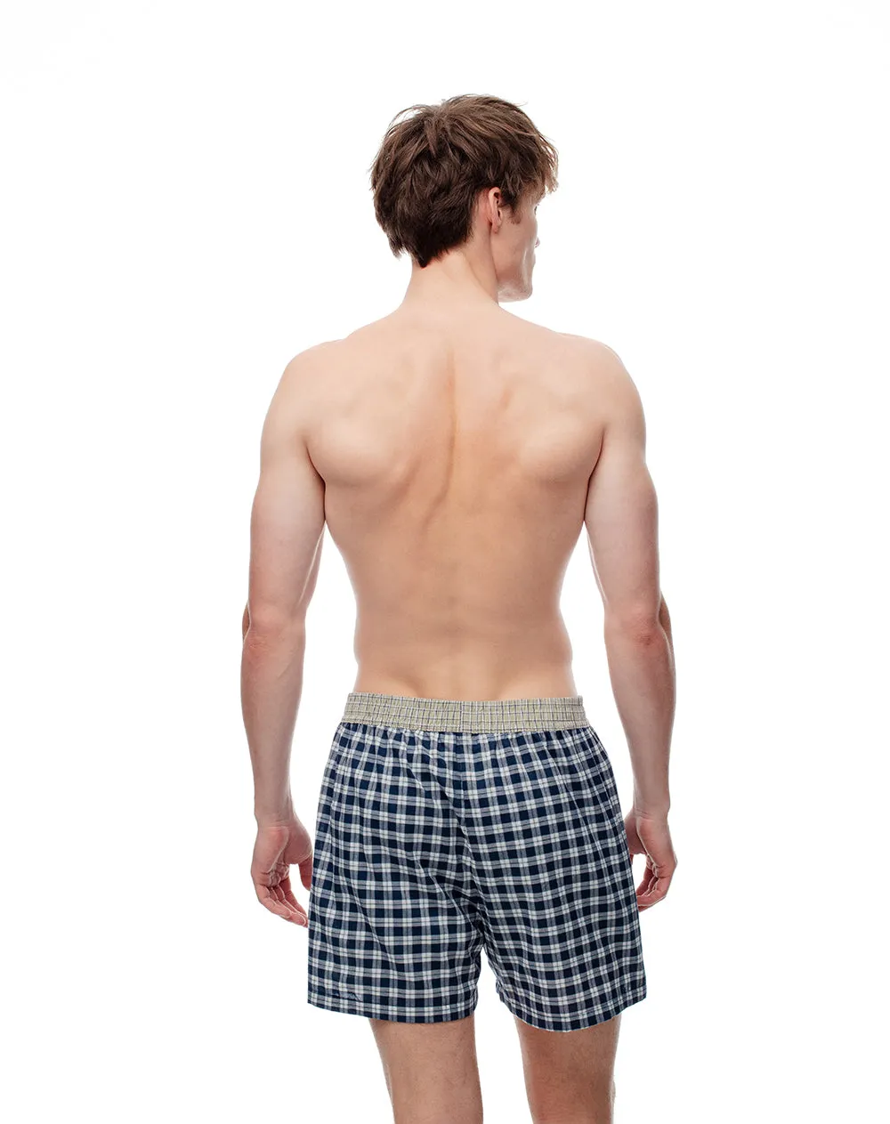 Bóxer largo elastico recubierto azul cuadros sold by Gef product image thumbnail 2