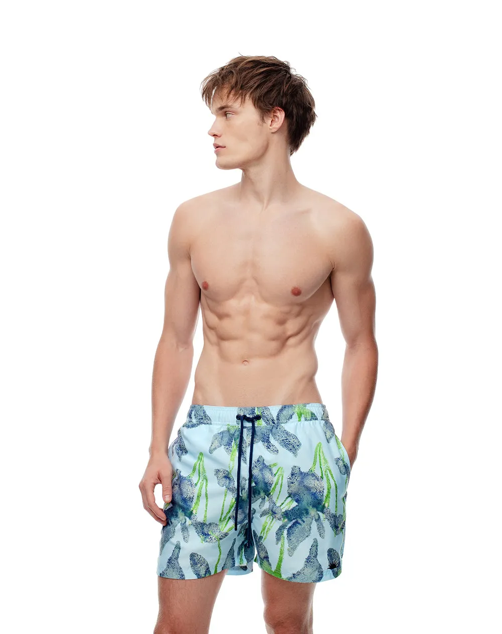 Pantaloneta de baño estampada hombre sold by Gef