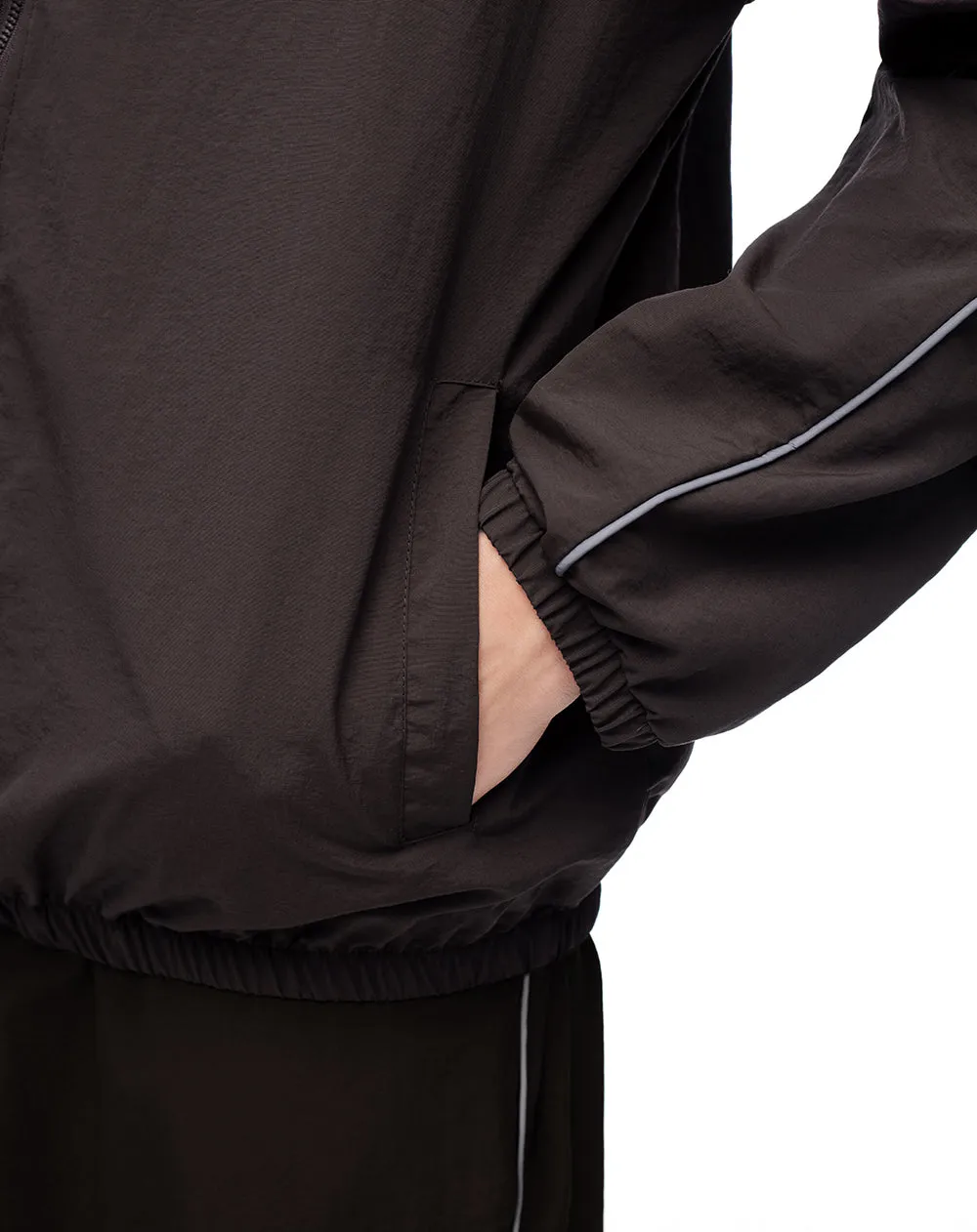 Chaqueta oversized fit sin capucha chocolate sold by Gef product image thumbnail 5