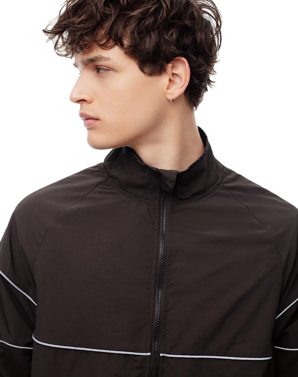 Chaqueta oversized fit sin capucha chocolate sold by Gef product image thumbnail 3