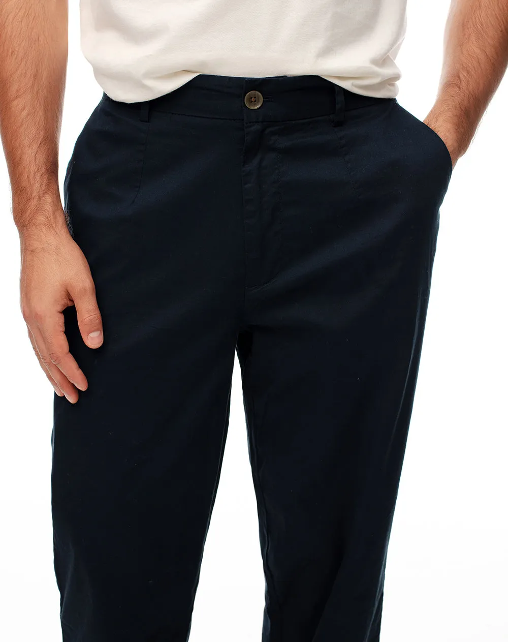 Pantalón chino regular algodón azul hombre sold by Gef product image thumbnail 3