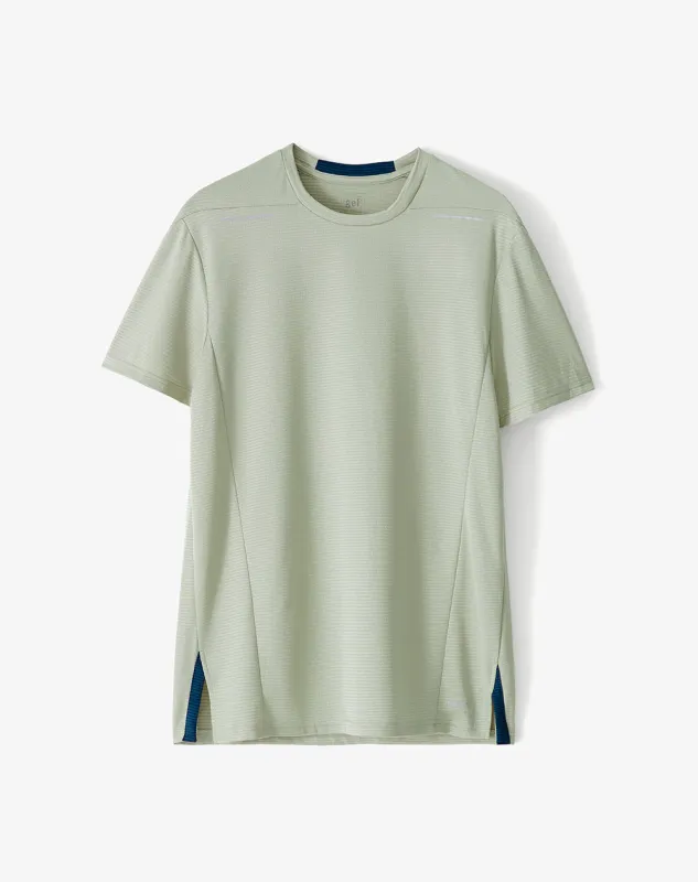 Camiseta deportiva control humedad verde hombre sold by Gef