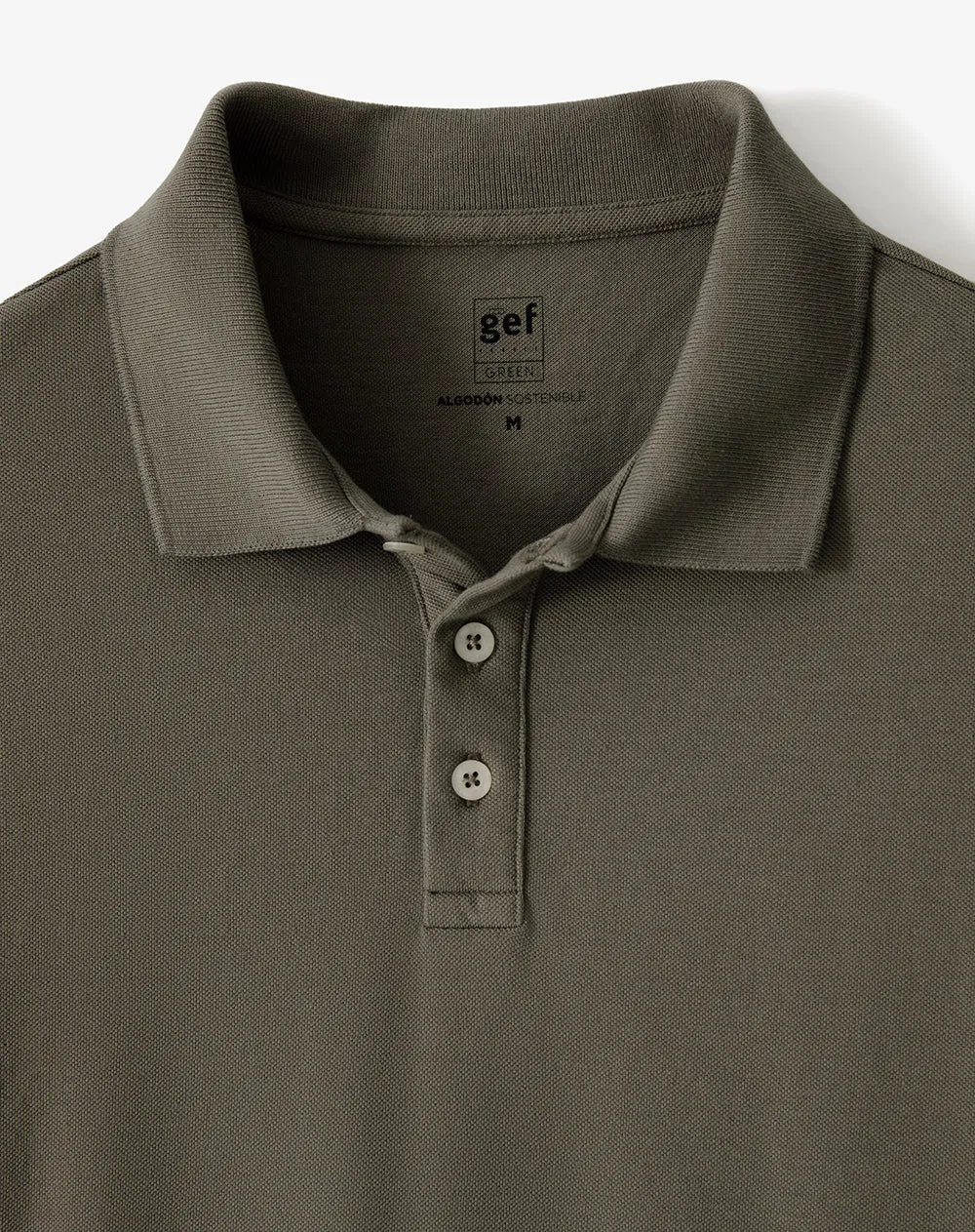 Polo slim algodón verde hombre sold by Gef product image thumbnail 2