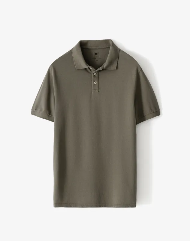 Polo regular algodón verde hombre sold by Gef