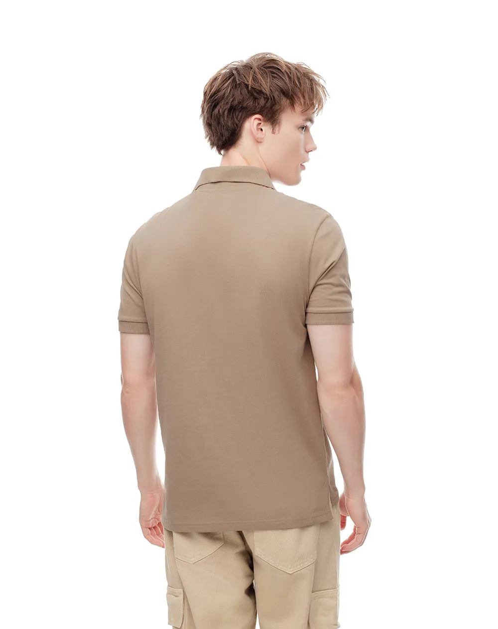 Polo slim algodón habano hombre sold by Gef product image thumbnail 2