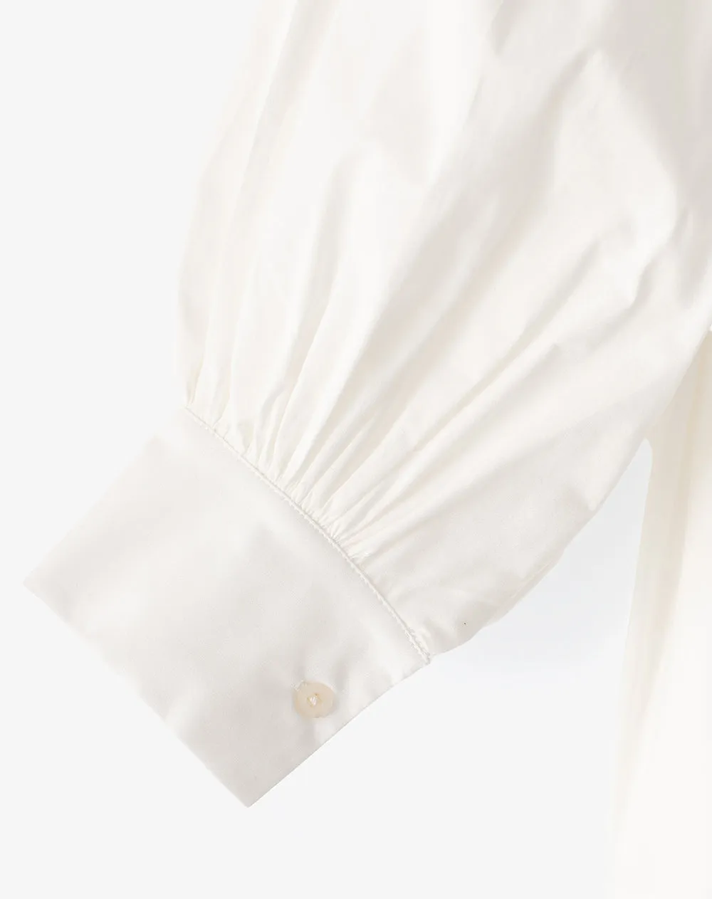 Camisa manga 3/4 oversize blanca mujer sold by Gef product image thumbnail 3