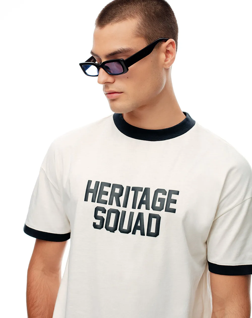 Camiseta regular fit manga corta vainilla sold by Gef product image thumbnail 3