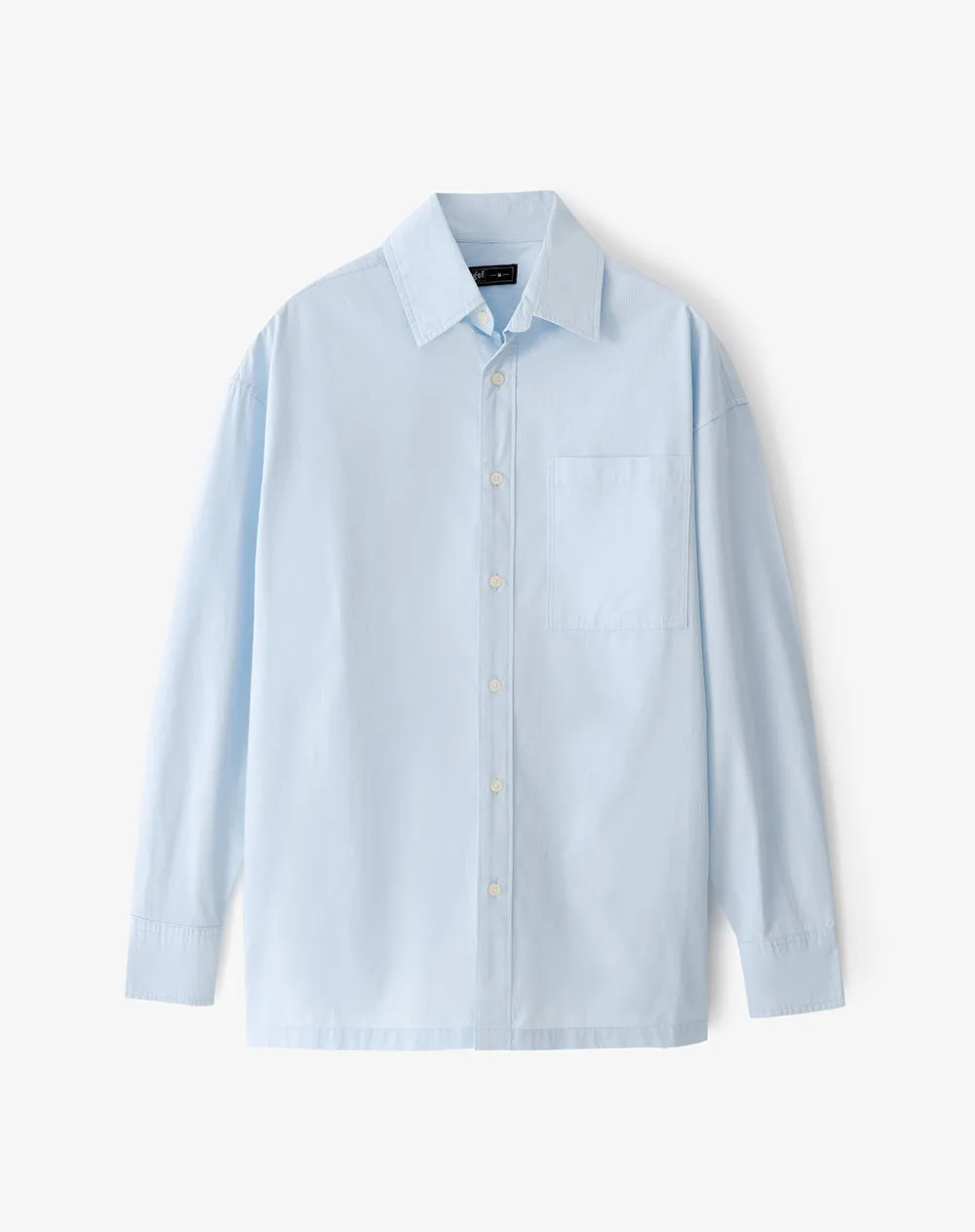 Camisa loose fit manga larga azul sold by Gef product image thumbnail 5