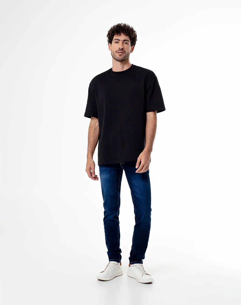 Jean skinny 66% algodón índigo oscuro hombre sold by Gef