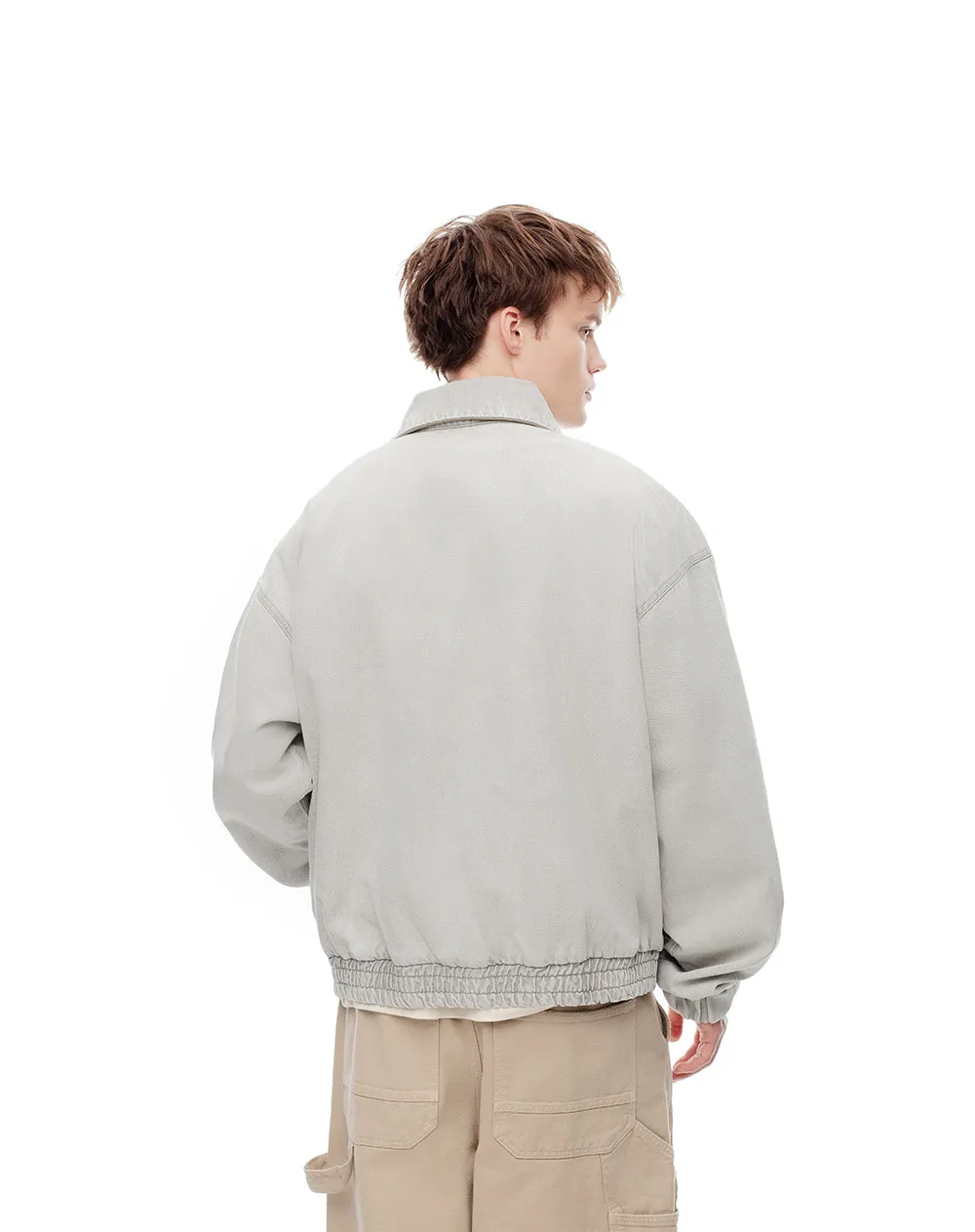 Chaqueta denim oversize gris hombre sold by Gef product image thumbnail 2