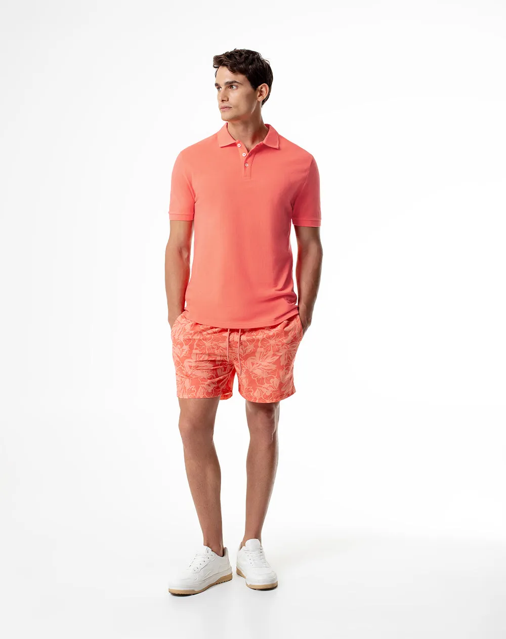 Pantaloneta de baño coral estampada hombre sold by Gef product image thumbnail 3