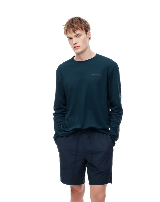 Short pantaloneta azul sold by Gef